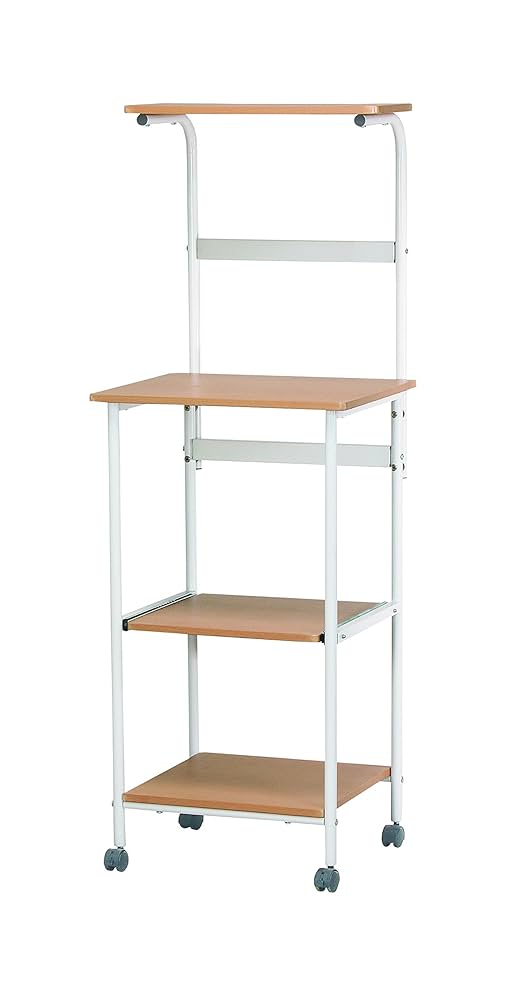 ☆新品☆ レンジワゴン ハイタイプ KW-500 キッチン収納 レンジ台 収納 Amazon｜レンジワゴン ハイタイプ KW-500 ナチュラル｜キッチン