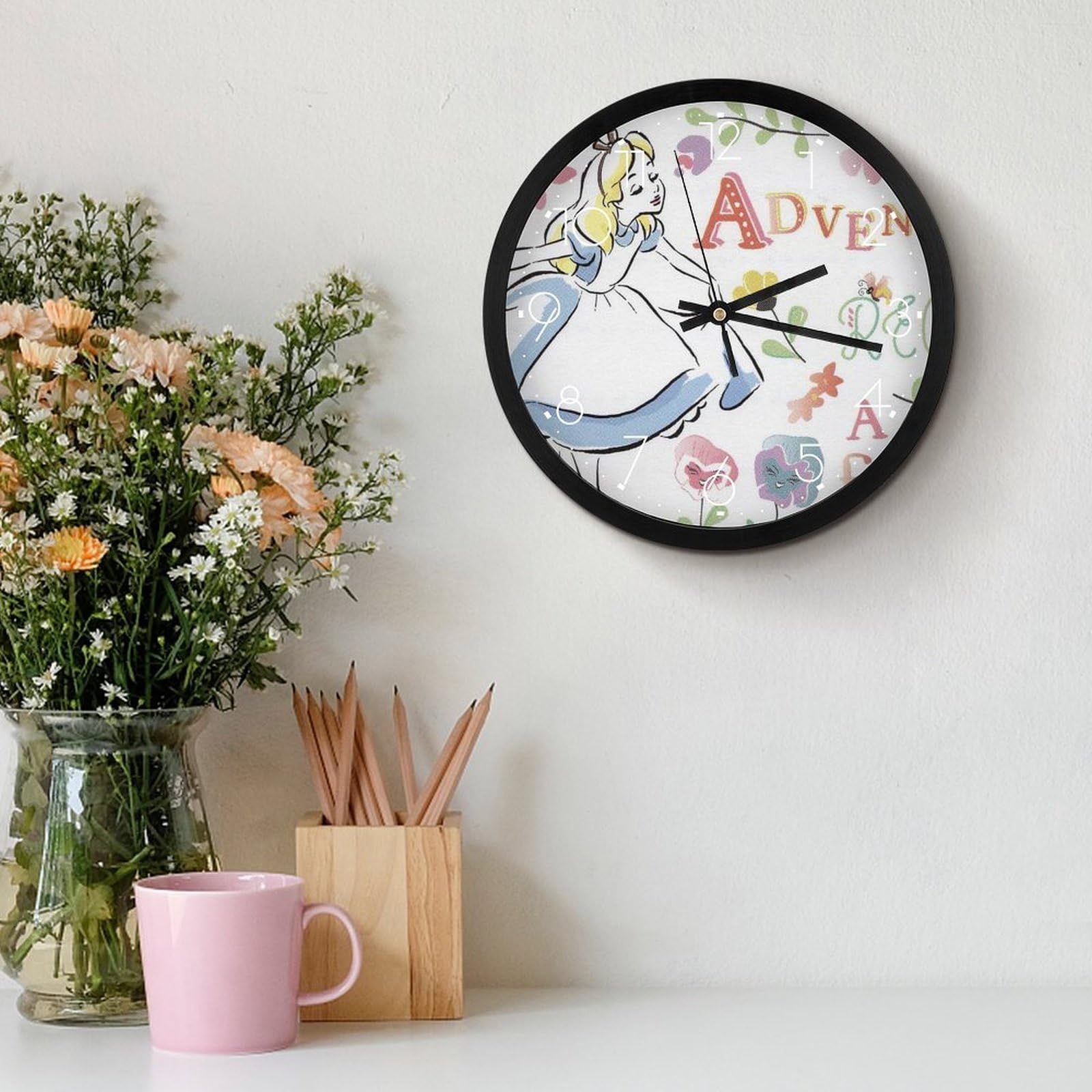 新品☆不思議の国のアリス 壁掛け時計 インテリア 349687-1.jpg