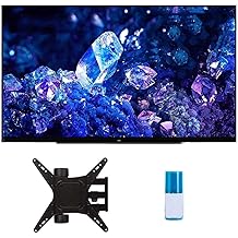 Sony XR48A90K 48" 4K Bravia XR OLED High Definition Resolution Smart TV with a Walts TV Full Motion Mount for 32"-65" Compatible TVs and Walts Screen Cleaner Kit 2022
