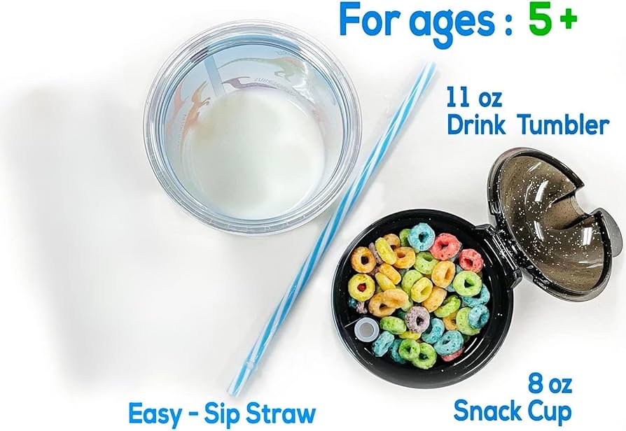 Amazon.com | Hot Focus Snack and Drink Cup, Kid's Combo All-in-One
