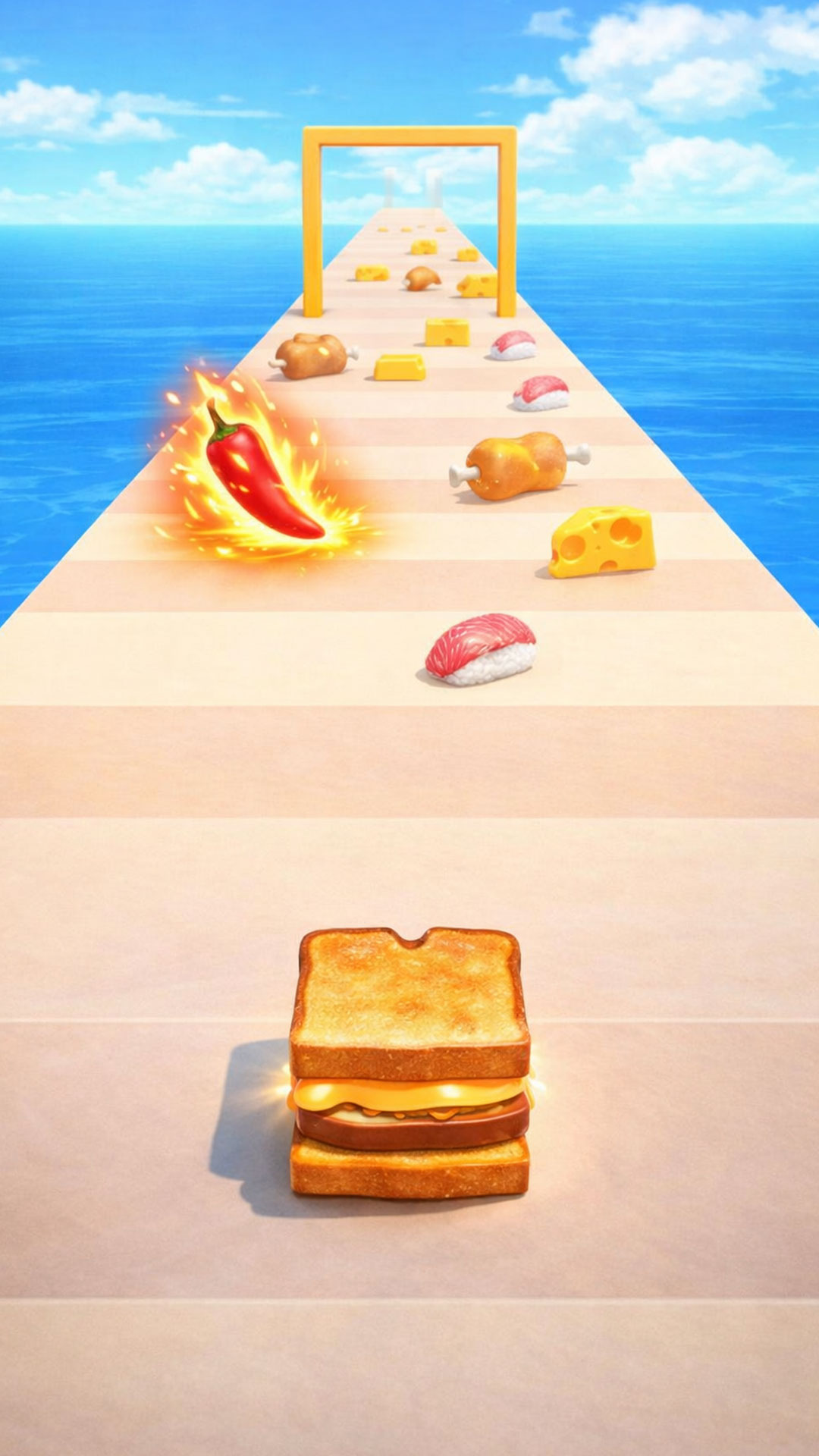 Idle Sandwich Fast Food Eat Runner Master Games 3D: Spicy Food ...