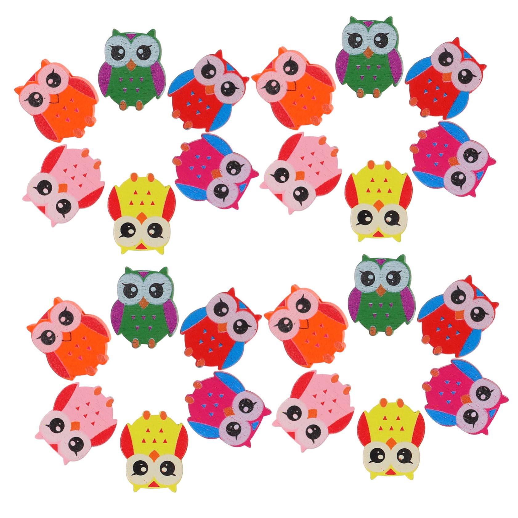 jojofuny 5 Set Perno Del Gufo Disegno Del Perno Di Spinta Puntine Per Bacheca Di Sughero Accessori Da Scrivania Unici Puntina Da Disegno Con Simpatici Animali Di Legno 30 Pezzi*5