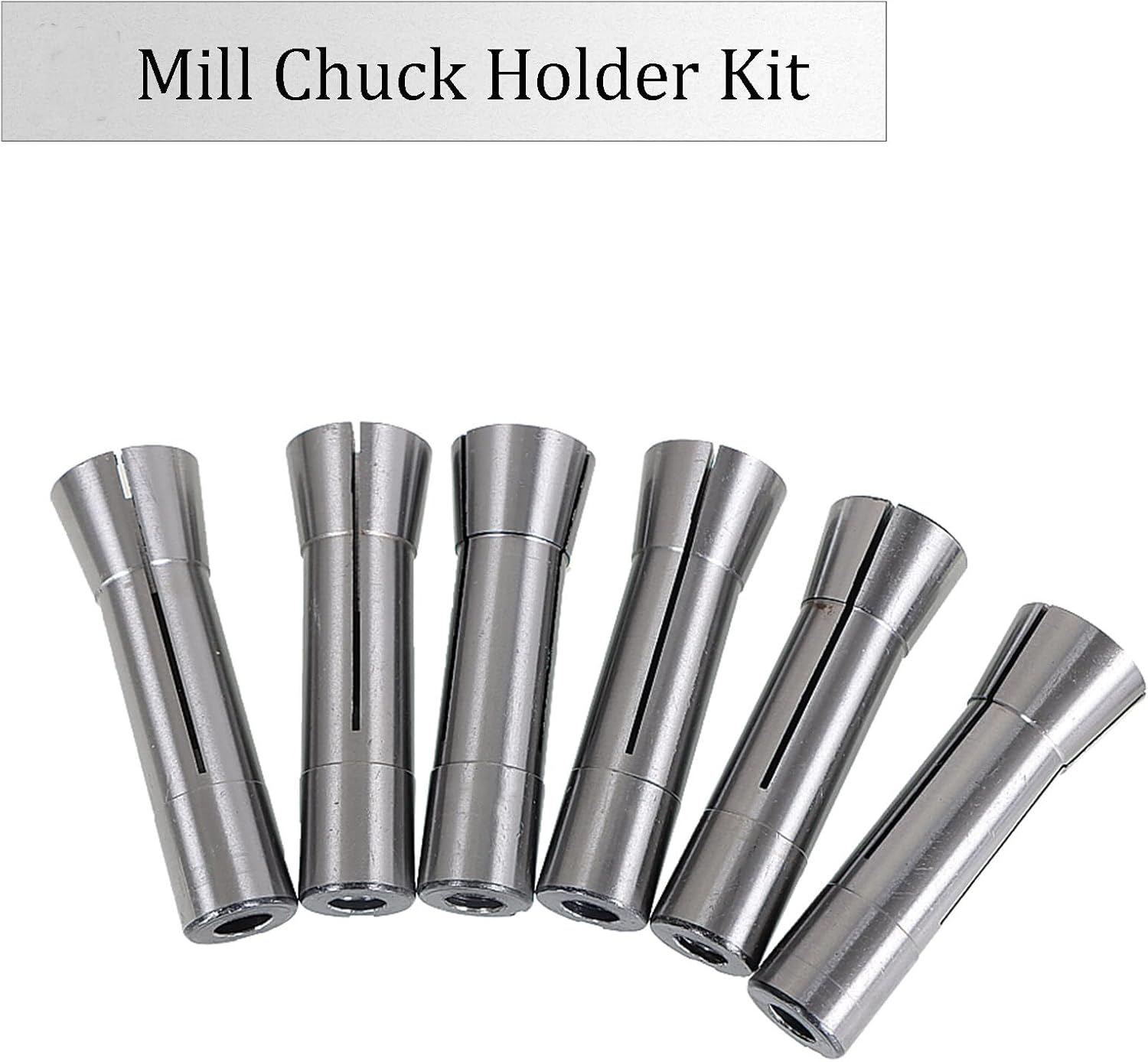 findmall 29Pcs R8 Collet Set 1/32 inch to 1 inch Mill Collets Set Steel Mill Chuck Holder Fit for Mill Machine