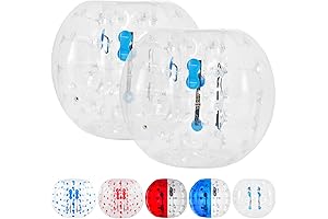 Happybuy Inflatable Bumper Balls, 2-Pack 4FT Green PVC Bumper Bubber Balls for...