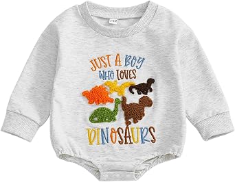 Toddler Baby Girl Boy Sweatshirt Romper Funny Letter Bubble Sweater Romper Onesie Infant Bodysuit 3 6 12 18 Months