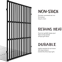 Vista 6 de GGC Rejillas de parrilla de 18.75" para Weber Genesis ii E-310, E-315, E-325, E330, E335, S-310, S-335, S-345 Genesis II LX S-340, LX E-340, 2