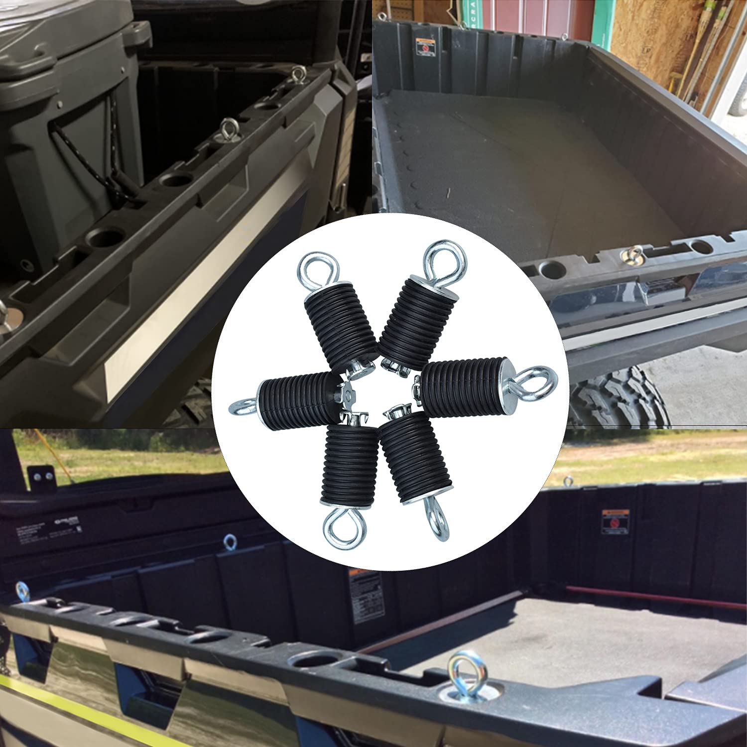 Snapklik.com : Tie Down Anchors Rubber Bed Anchors Replacement For ...