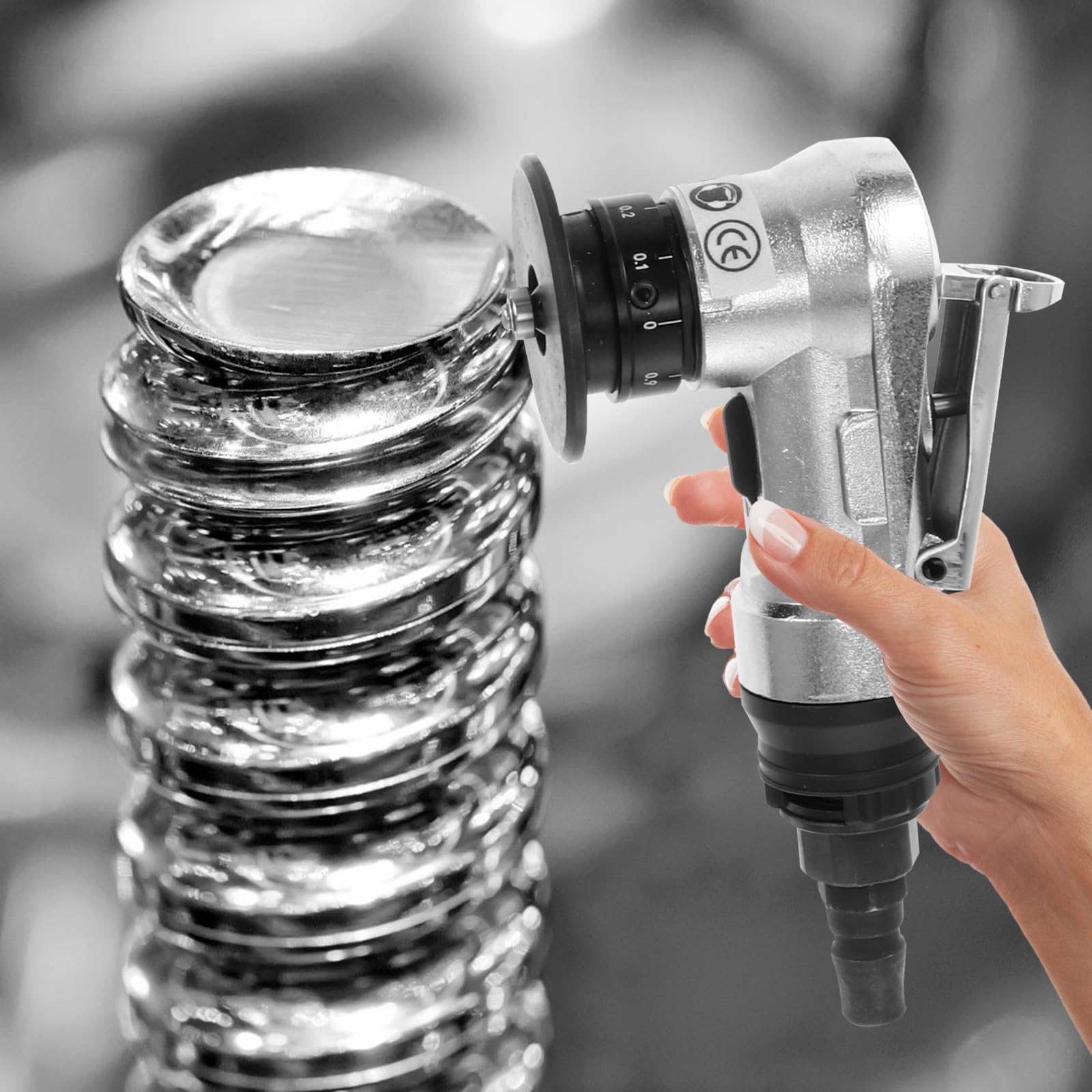 Mini Máquina de Biselado Neumática 30000rpm para Metalistas