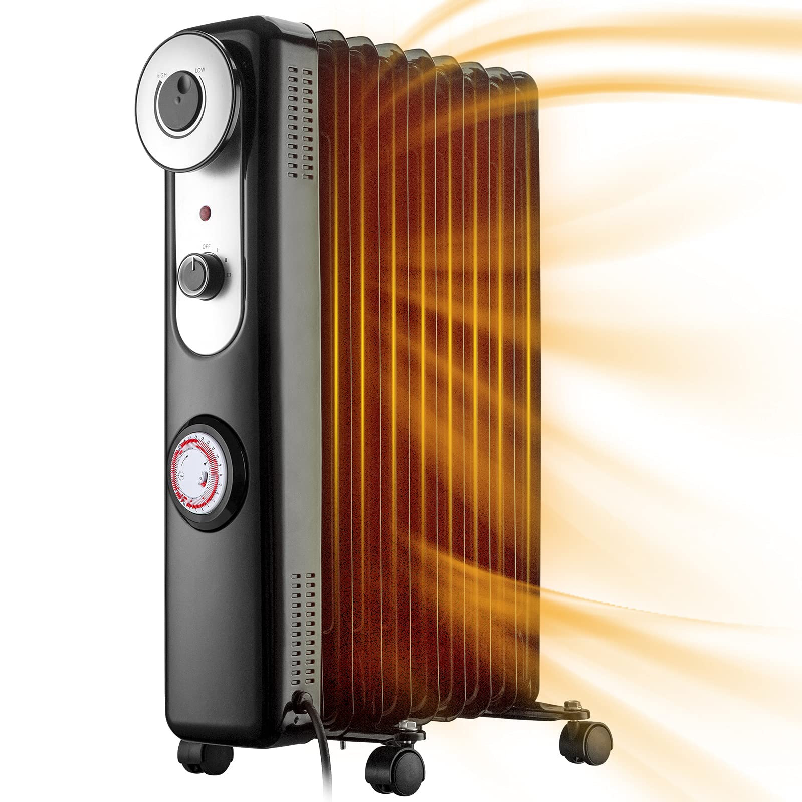 Buy NONMON Oil Filled Radiator 2000W 9 Fin 2KW Portable Electric Home