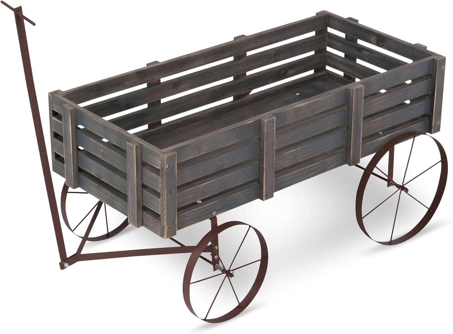 Shine Company 4944R-142 Buckboards Garden Wagons Decorative Planter, Classic Red
