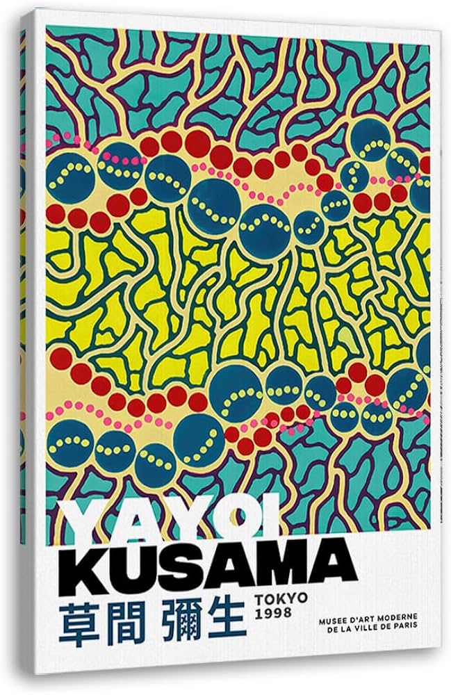 Amazon.co.jp: 草間弥生展ポスター - 抽象カボチャアートプリント Amazon.co.jp: 草間弥生展ポスター - 抽象カボチャアートプリント