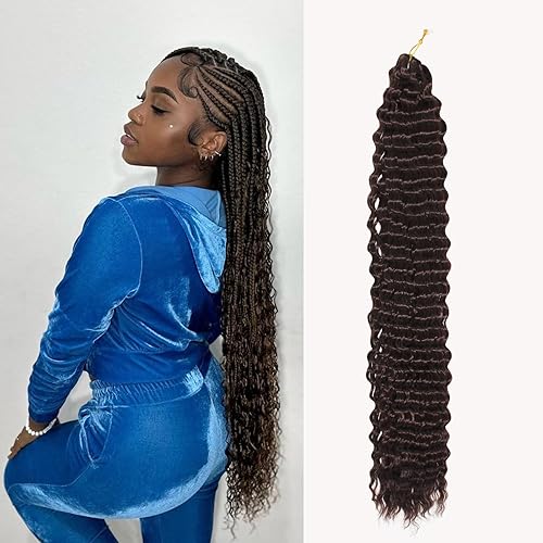 Vustbeauty Extensiones de cabello ondulado de ganchillo de 30 pulgadas, 1 paquete de extensiones de cabello sintético rizado largo ondulado para disponible en Yaxa Peru
