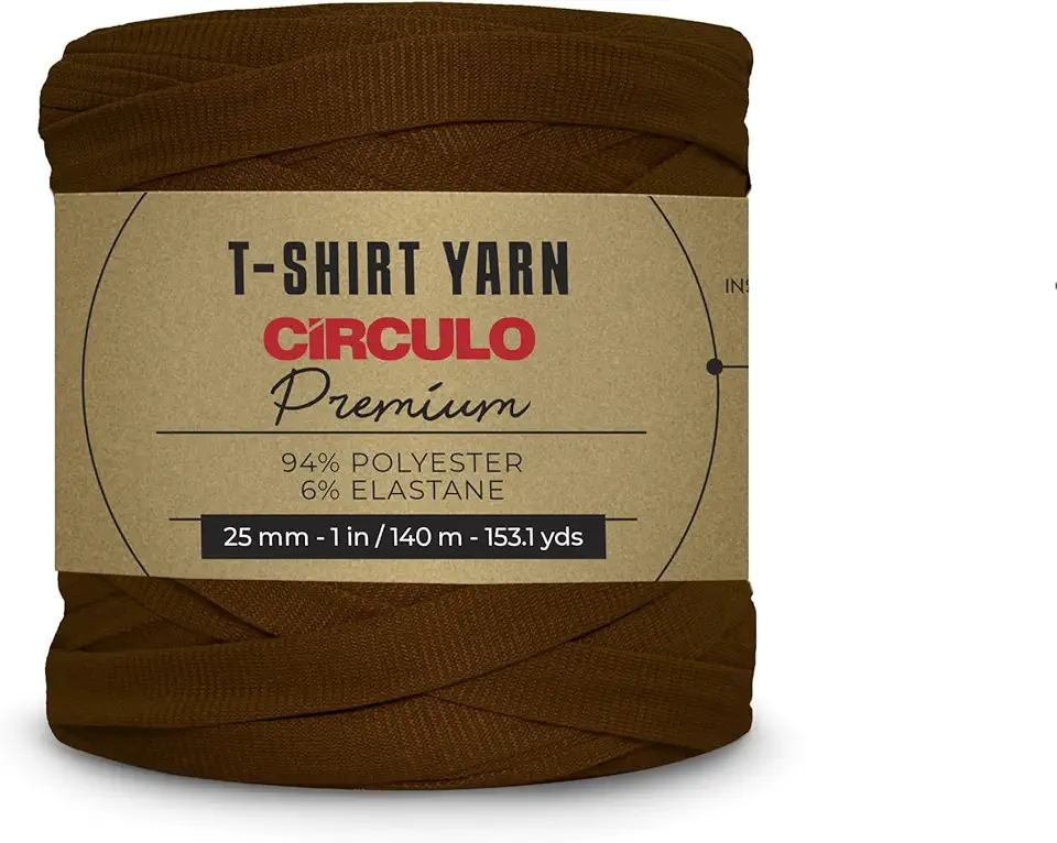 Fio de Malha Premium Circulo (7288-Chocolate em po)