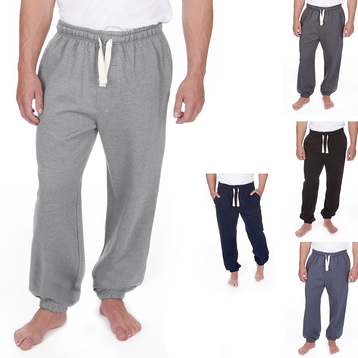 Red Tag Men's Plus Size Joggers Track Suit Sweat Jog Pant Trouser Fleece Sport 3XL - 6XL
