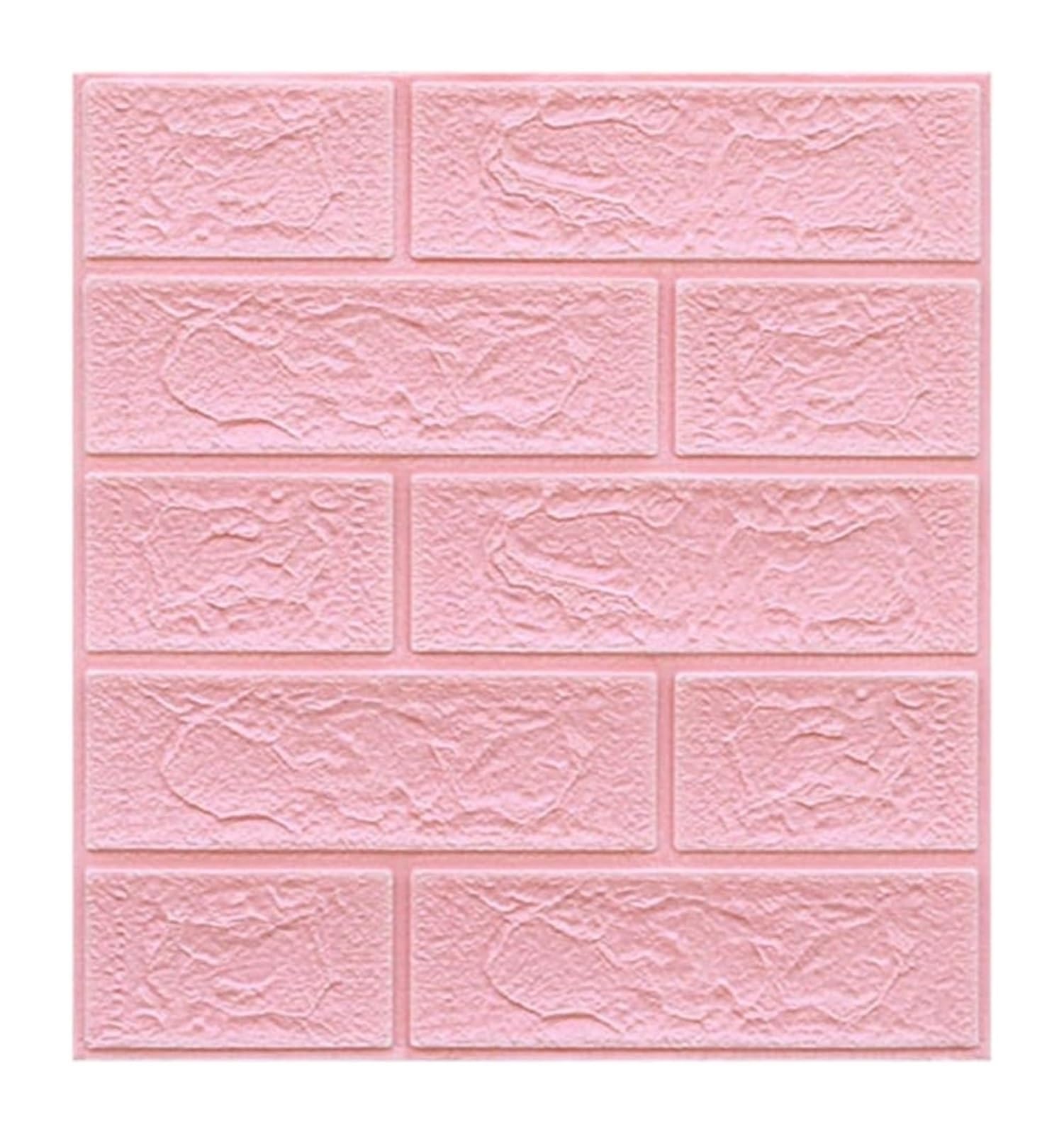Sdgeryeeg Rosa Wall Panels， 3D Wall Panels Peel And Stick Self-Adhesive Wallpaper Foam Tile Decor For Living Room Bedroom Background Decoration(,20Pcs)