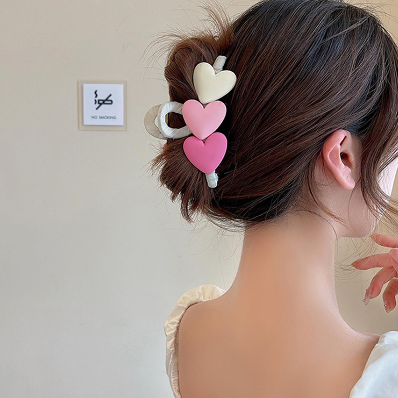 Amazon.com : Valentinese Day Heart Hair Clips for Women Large