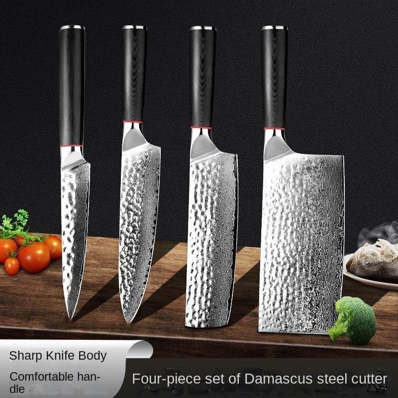 Set Cuchillos Cocina 4 Piezas Acero Aleado miniatura 6