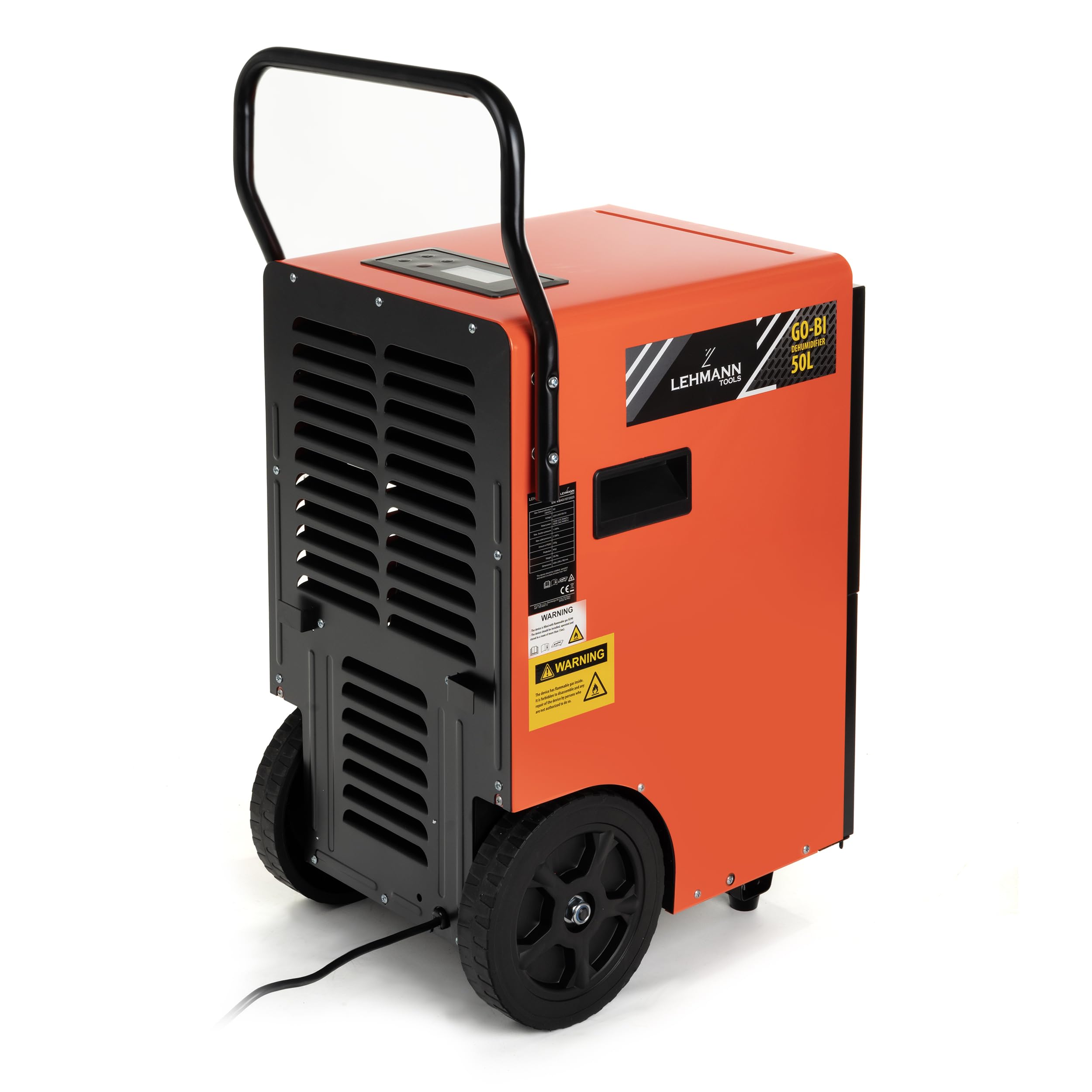 Lehmann LTODH-0950 osuszacz powietrza GO-BI | wydajność osuszania do 50 l/dzień | osuszacz przemysłowy | nadaje się do pomieszczeń i piwnic do 120 m²