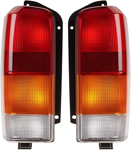 EPIC LIGHTING Lente de luces traseras de freno trasero y conjunto de carcasa de repuesto para Jeep 1997-2001 Cherokee CH2800128 CH2801128 4897399AA