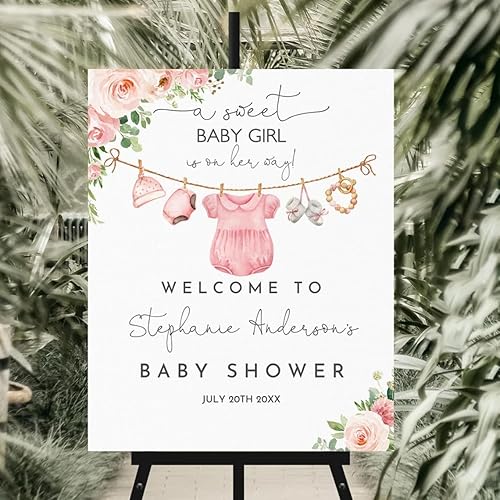 Miniatura 3 de Letrero personalizado para baby shower, letrero de patio para baby shower, decoraciones de baby shower, decoraciones bohemias para baby shower, baby