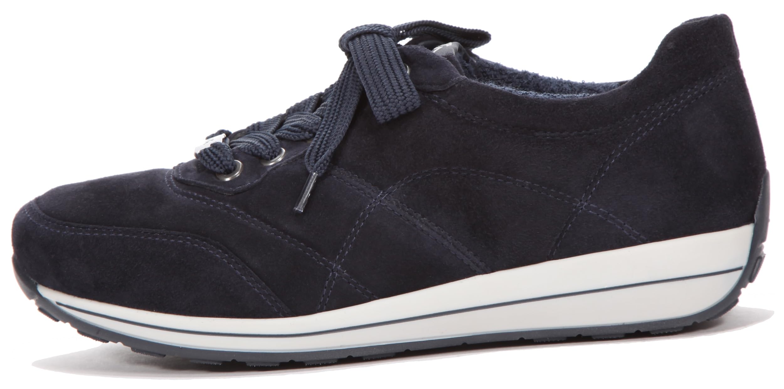 ARA Damen Sneaker Lissabon – Marineblau/Silber | Fusion4 Mit HiFlex-Schaft & Dynergy-Sohle | Bequeme Alltags-Sneaker