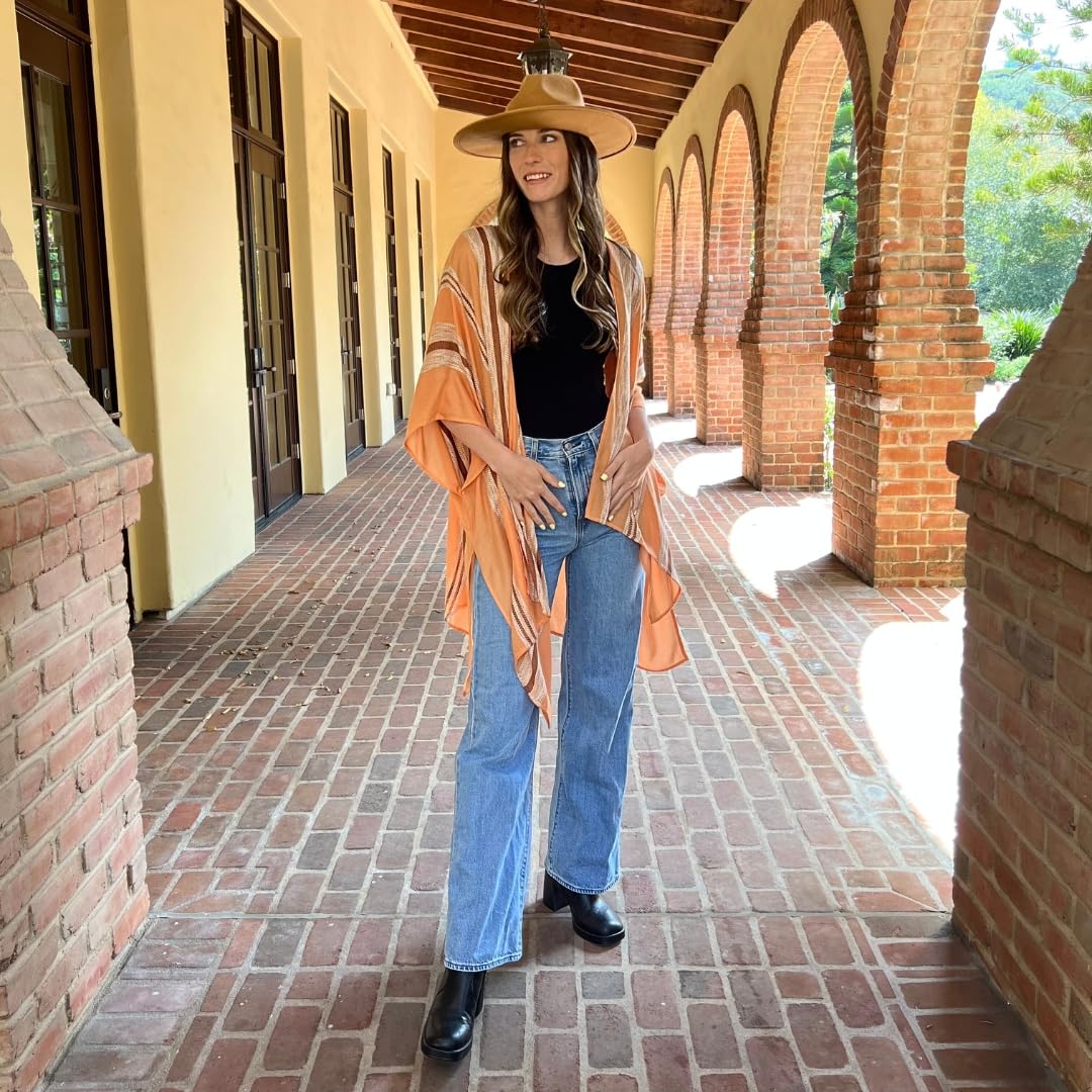 Humble Hilo Damen Lange Lose Mode Lässig Blumendruck Kimono Cover Up Cardigan Überwurf für Schwimmbekleidung
