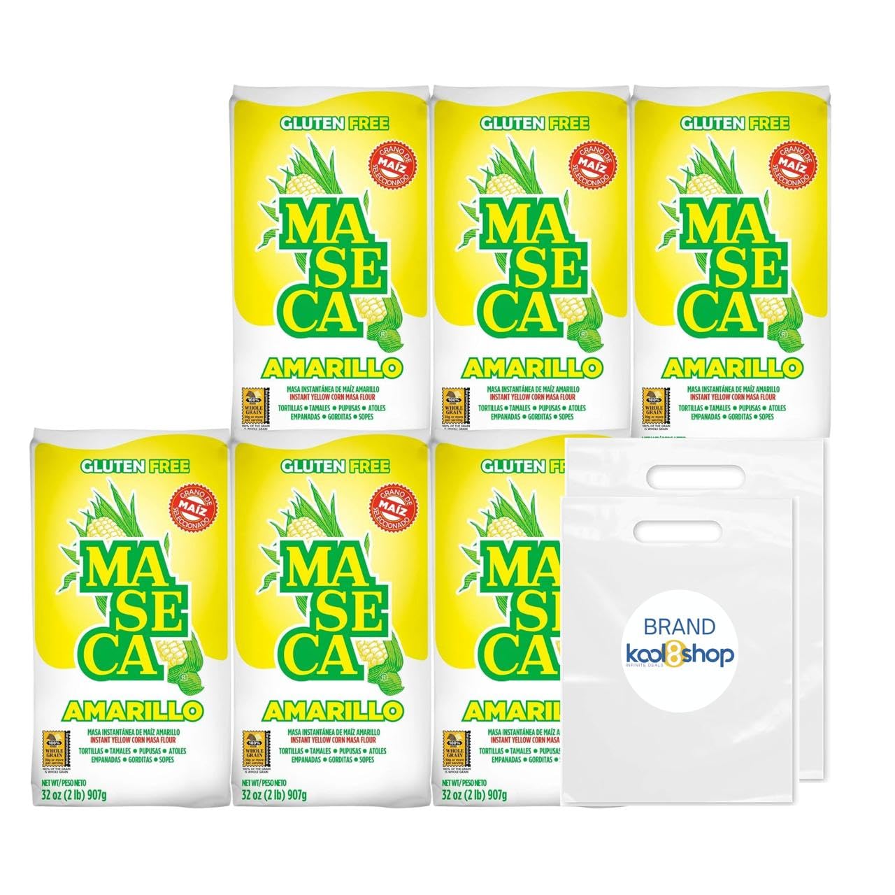 Amazon.com : Maseca Maiz Amarillo Instant Corn Masa Flour Gluten