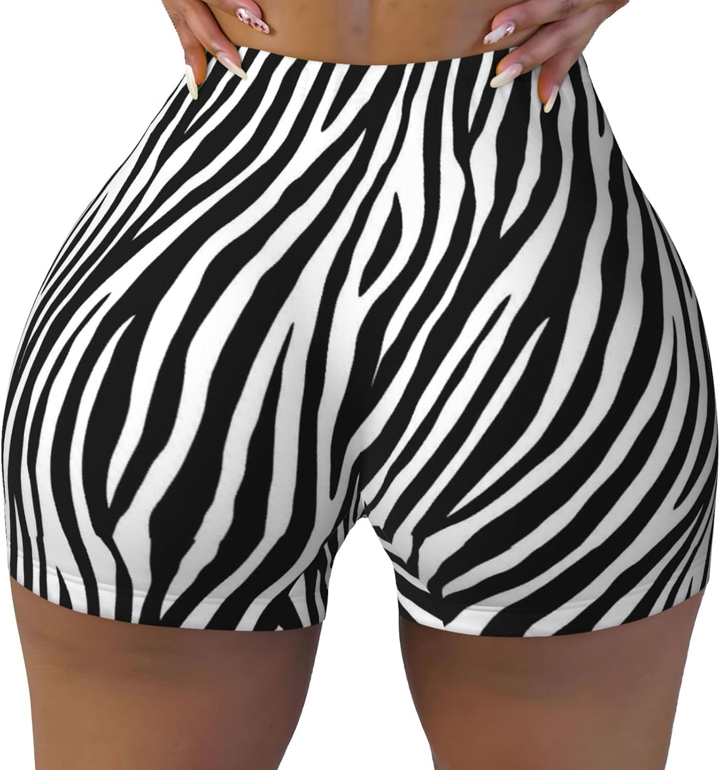 Women's High Waist Workout Shorts Sports Athletic Running Shorts for Hiking Biker Yoga Gym Biker