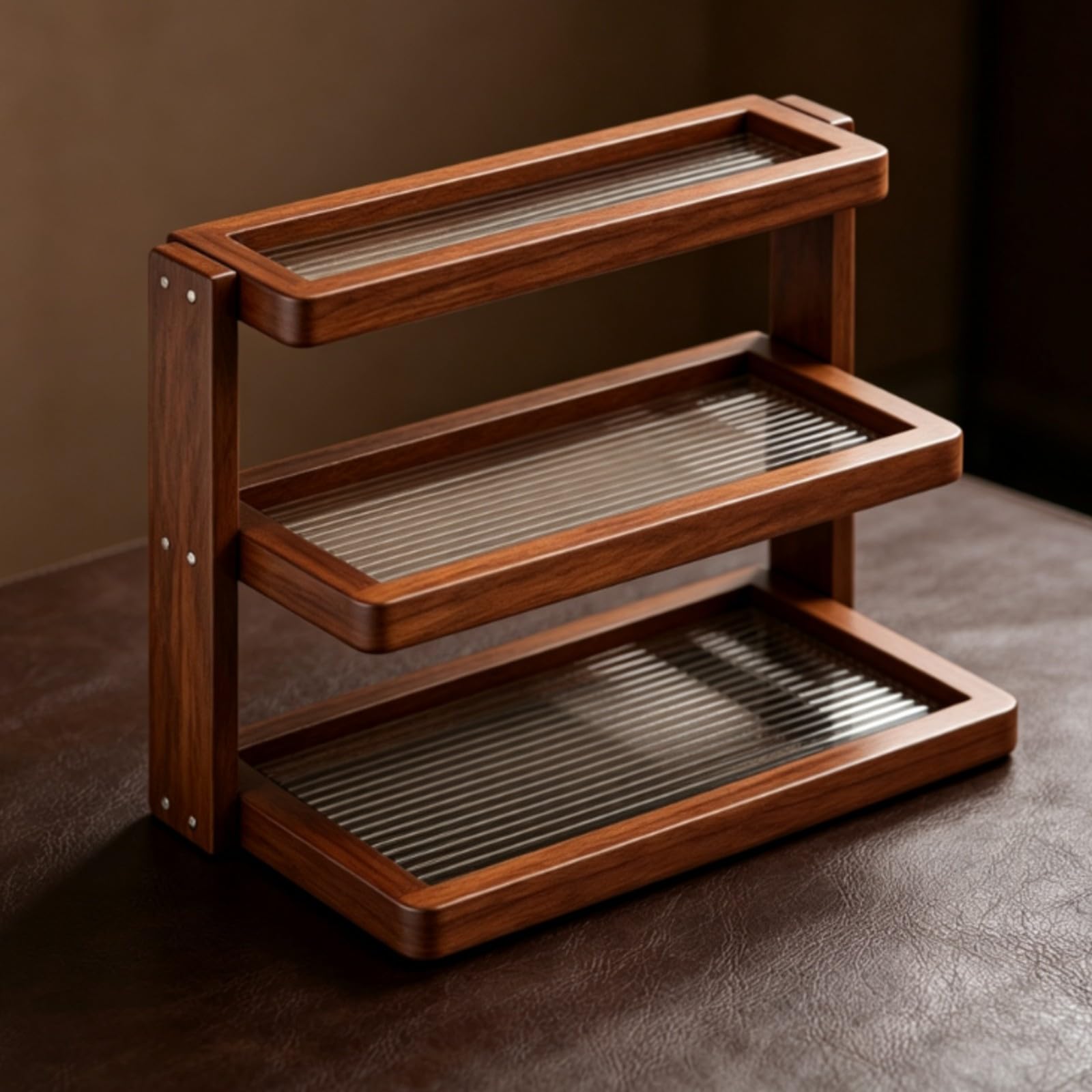 Qianly Organizzatore di Cosmetici Elegante |, Multifunzionale, Organizzatore per Cosmetici, Bagno, 2 Livelli 30