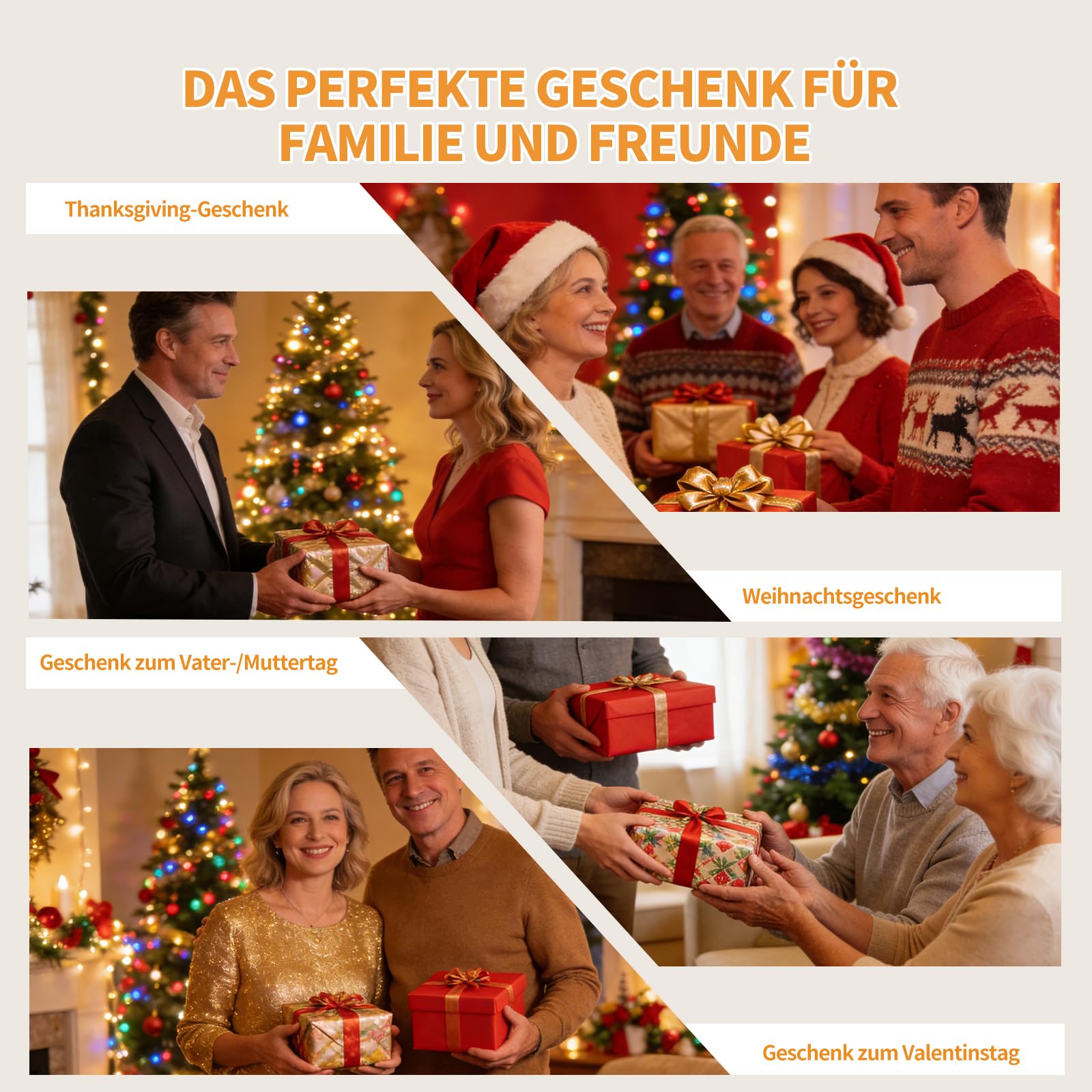 iKristin Massagekissen,Shiatsu Massagegerät für Nacken Schulter Rücken Rückenmassagegerät mit Vier Mehrere rotierenden Massageköpfen mit Wärmefunktion, für Büro Zuhause- Fernbedienung