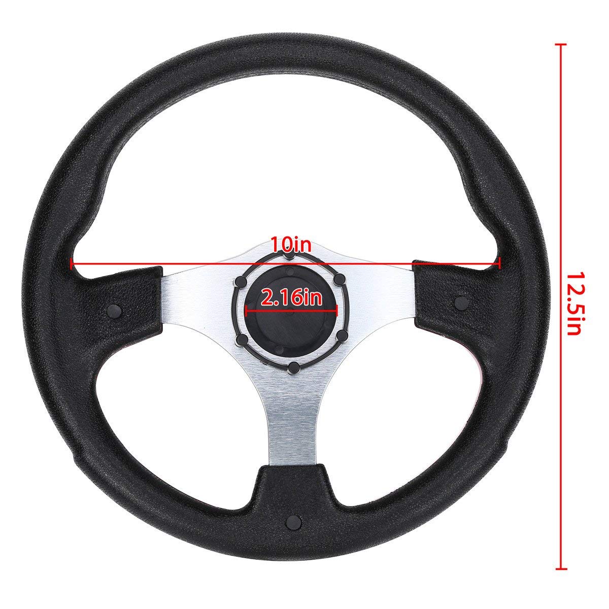 10L0L Universelles Design Golfwagen-Lenkrad Passend Produktbild-Vorschau 3