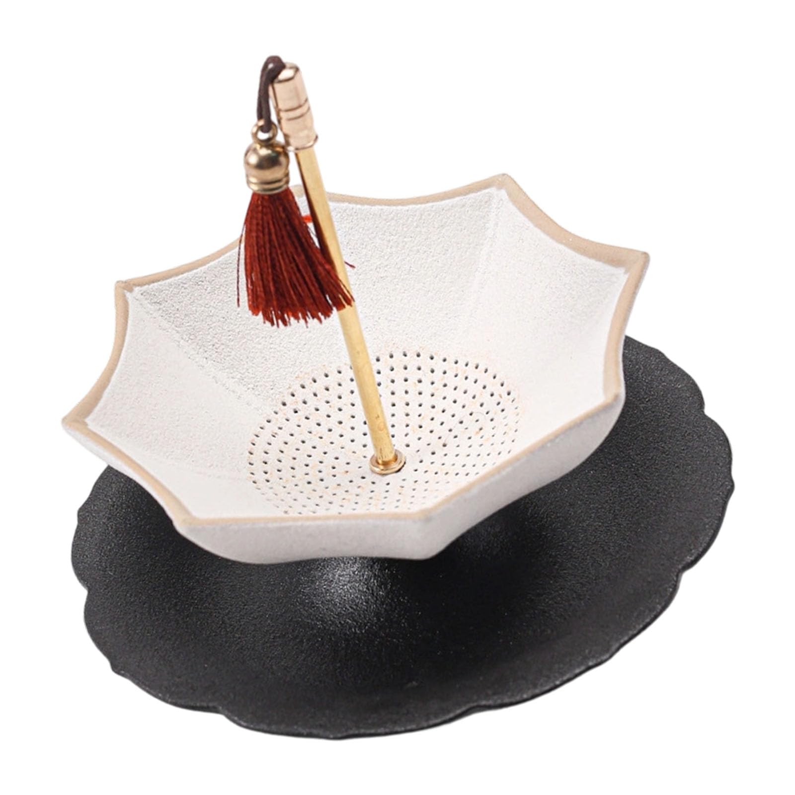 Aqvjd Ceramic Tea Strainer Set with Fine Meshes Filter Teas Infuser for Flavorful Teas Enjoyment in Homes Tea Ceremony Ceremony Accessories
