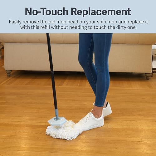 Miniatura 6 de Casabella Repuesto de trapeador giratorio, color blanco