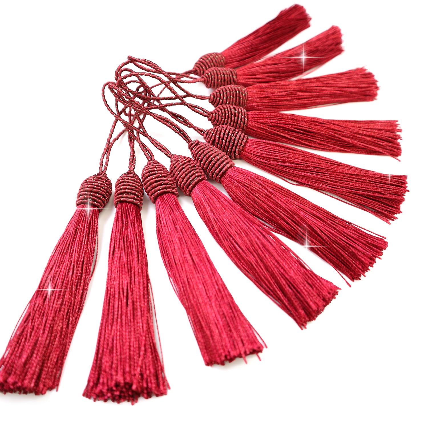 Amazon.co.jp: タッセル レッド（赤） 10本セット 手芸 装飾