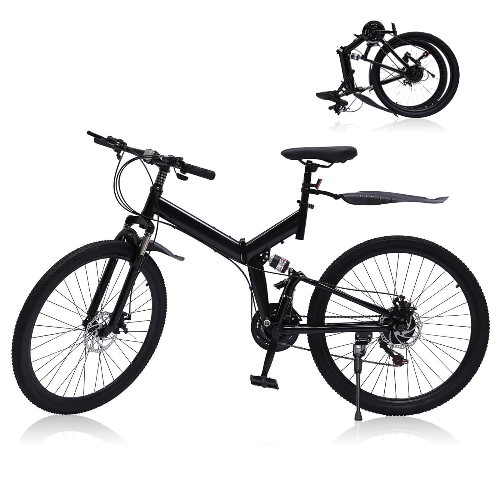 t.k様（残り1台）最安 新品LS26 マウンテンバイク 26インチ 21速 送料無料】マウンテンバイク MTB 自転車 26インチ アルミ Wサス シマノ