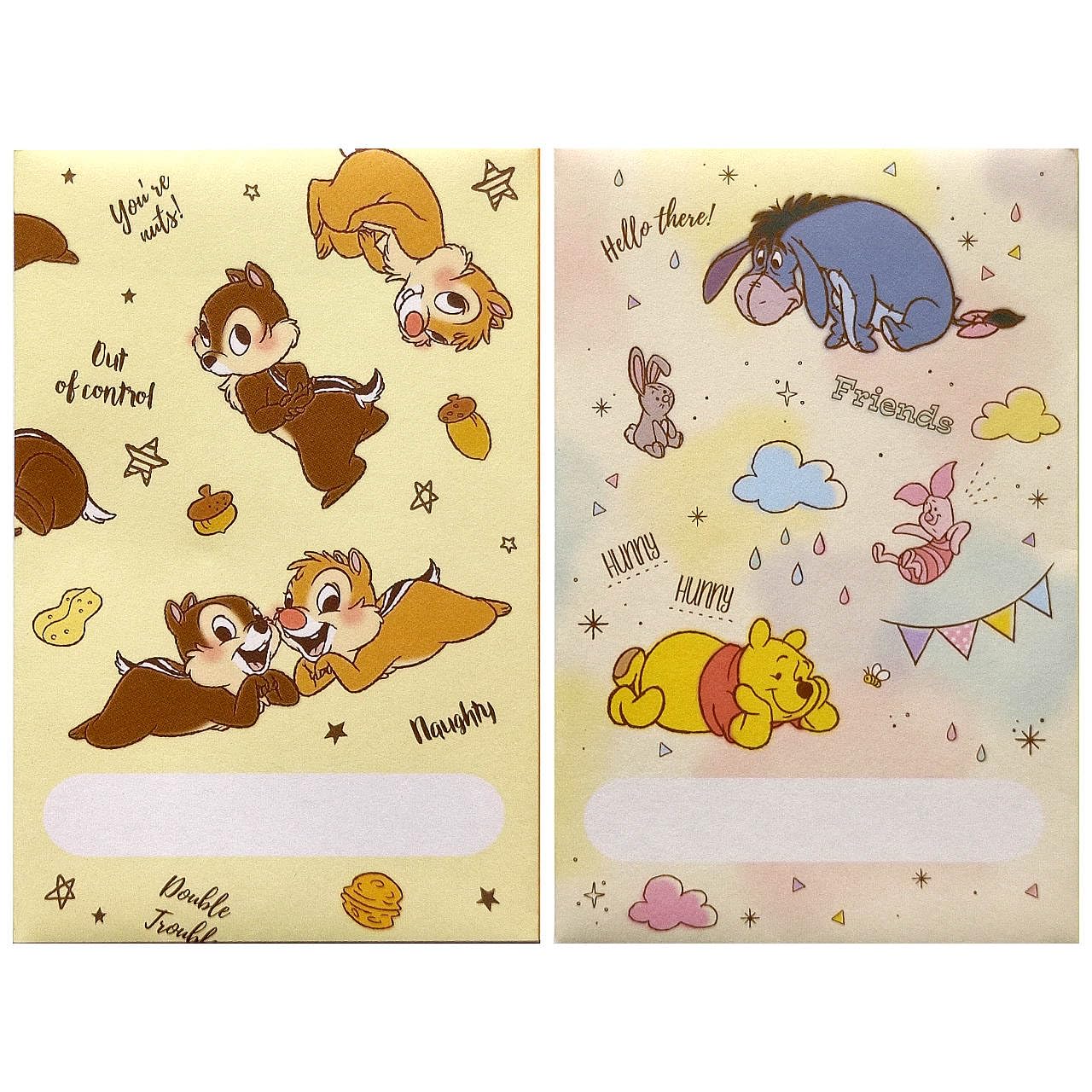 Amazon.co.jp: 日本製 ラインストーン付き ポチ袋 チップ と デール