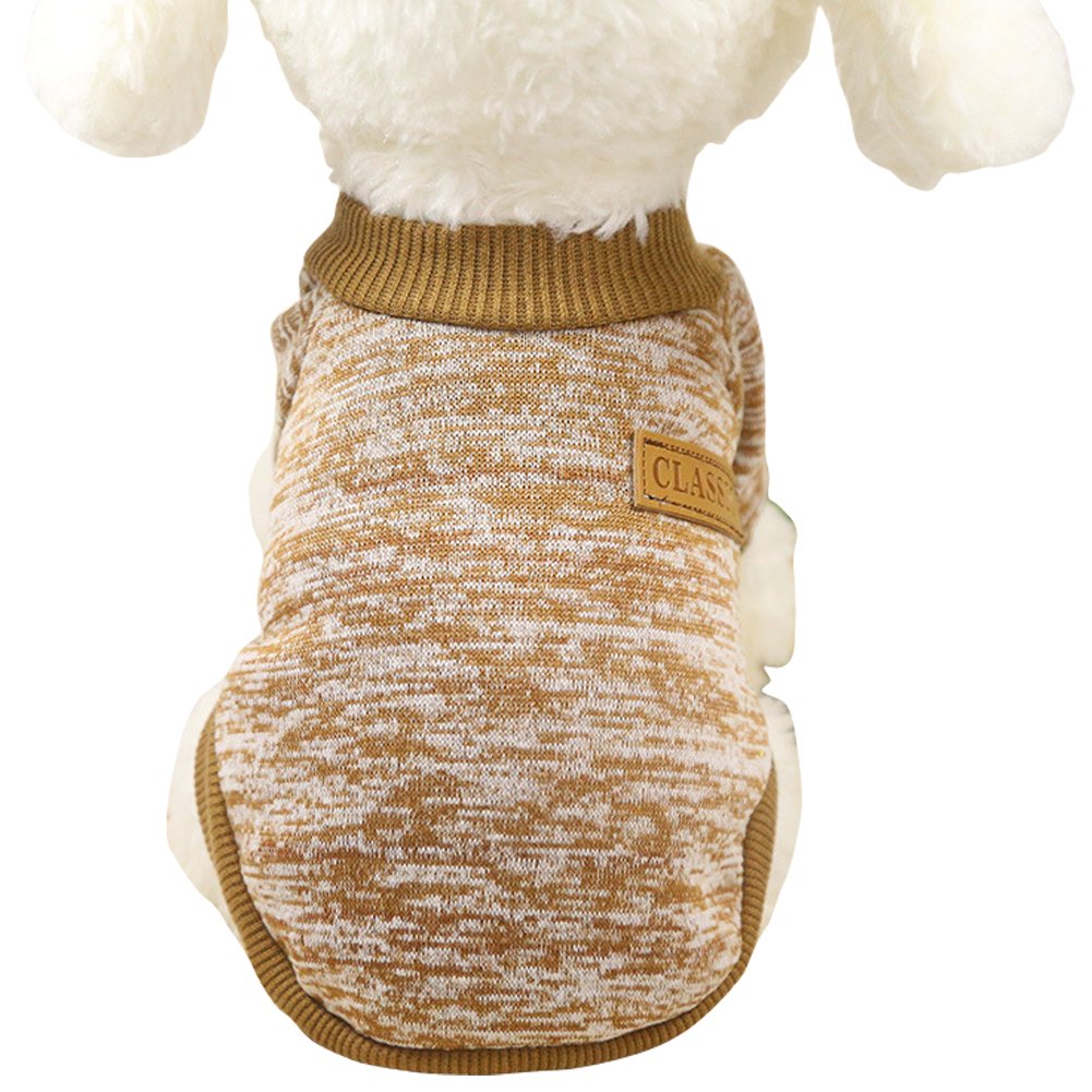 See full amazon price history chart for CHBORLESS Pet Dog Classic Knitwear Sweater Warm Winter Puppy Pet Coat Soft Sweater Clothing for Small Dogs (XS, Khaki) CHBORLESS Pet Dog Classic Knitwear Sweater Warm Winter Puppy Pet Coat Soft Sweater Clothing for Small Dogs (XS, Khaki) (B07412HXNC) Amazon Price History, Amazon Price Tracker