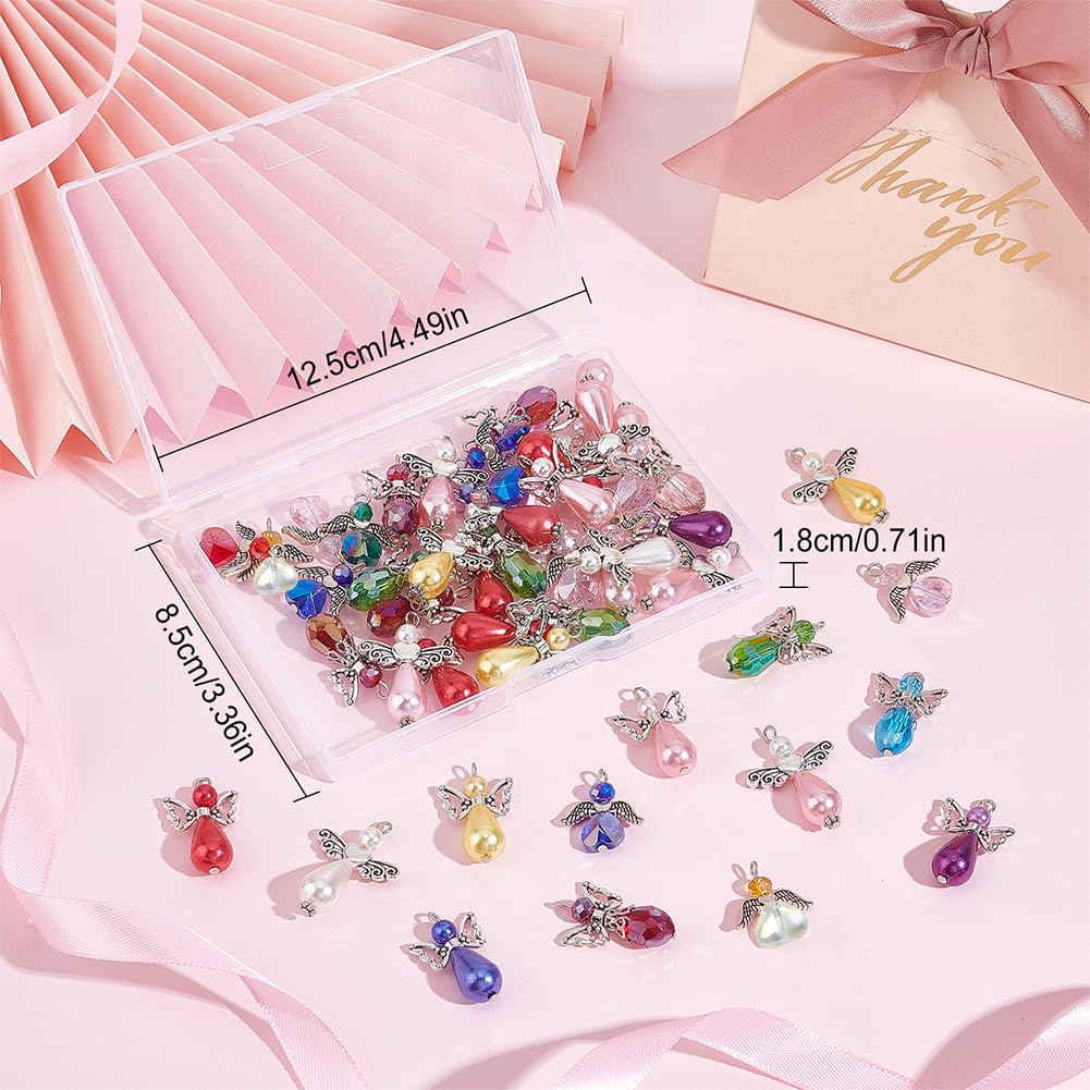 Amazon.com: SUNNYCLUE 1 Box 60Pcs Angel Charms Bulk Angel