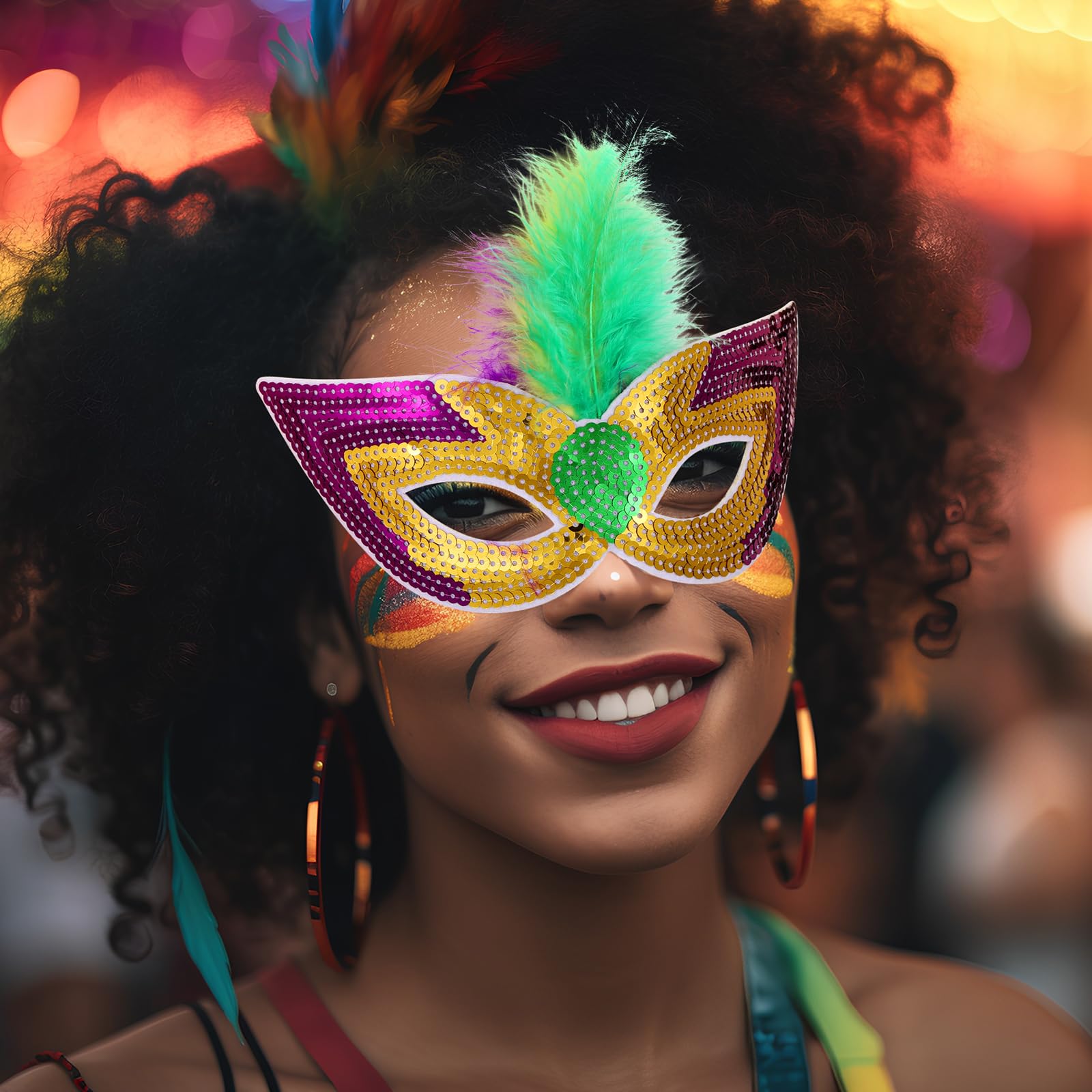 18 Piezas Máscaras de Carnaval con Plumas Máscara Veneciana para Parejas Accesorios para Disfraz de Fiesta de Mardi Fras Baile de Máscaras Máscara de Mascarada para Hombres Adultos y Mujeres