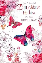 Daughter-In-Law Birthday Card - Butterflies - 7.5" x 5.25" 120