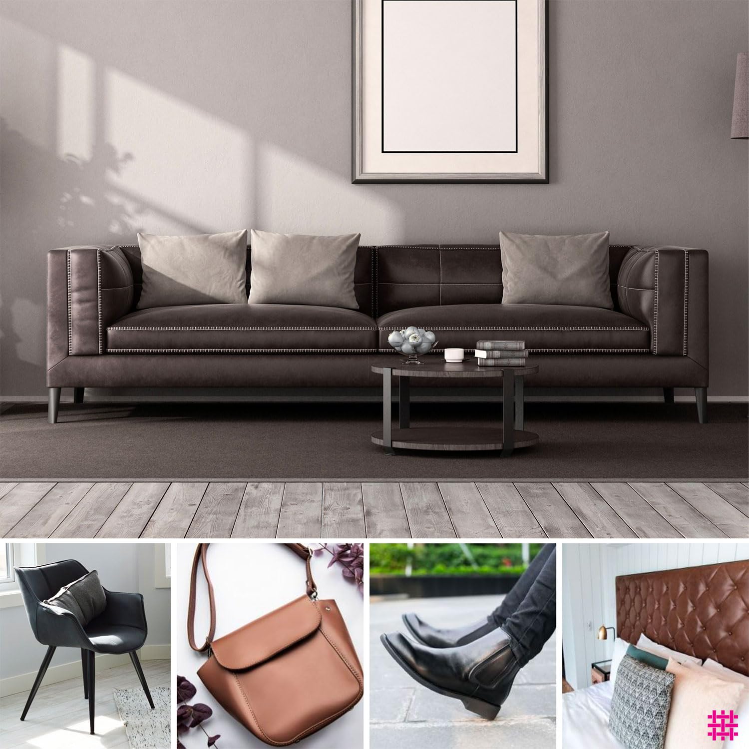 Tessuto Finta Pelle morbida a METRAGGIO a partire da 50 CM (Lunghezza) x 140 CM (Larghezza FISSA); 1 qtà=50cm; 2qtà=100cm - per arredo DIVANI, SEDIE