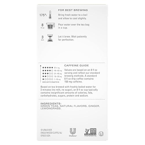 Miniatura 8 de Tazo Bolsas de té de jengibre verde té verde 20 unidades