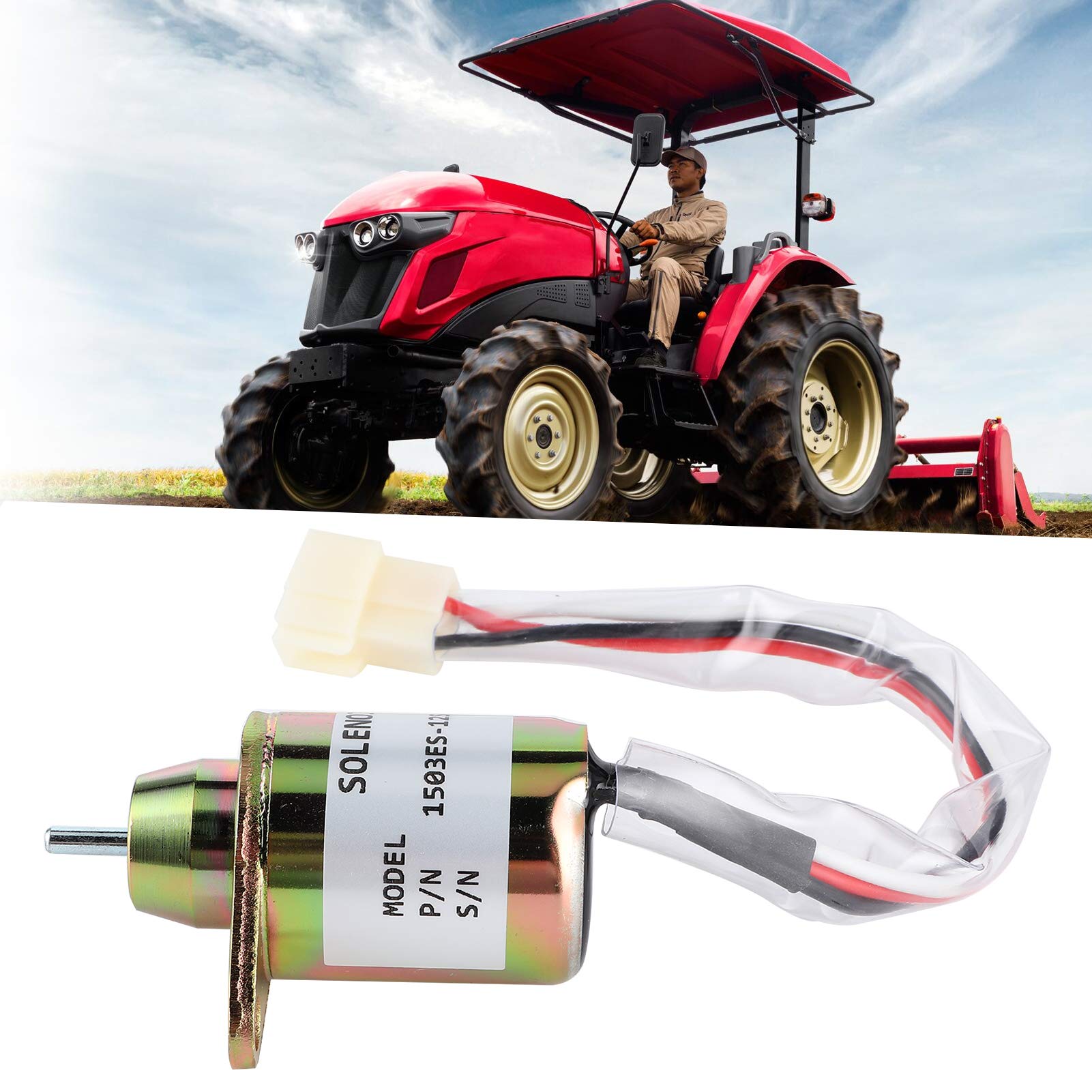 Valvola di arresto del solenoide di arresto del carburante 119653-77950 Sostituzione per motore 4TNV94L-SFN 4TNV98L-SFN