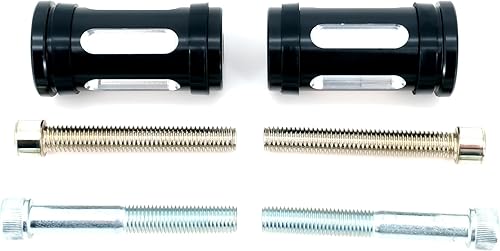 Miniatura 3 de Americruise - 1 par de clavijas de cambio de corte de borde de motocicleta compatible con modelos Harley Dyna Touring Softail Sportster Street