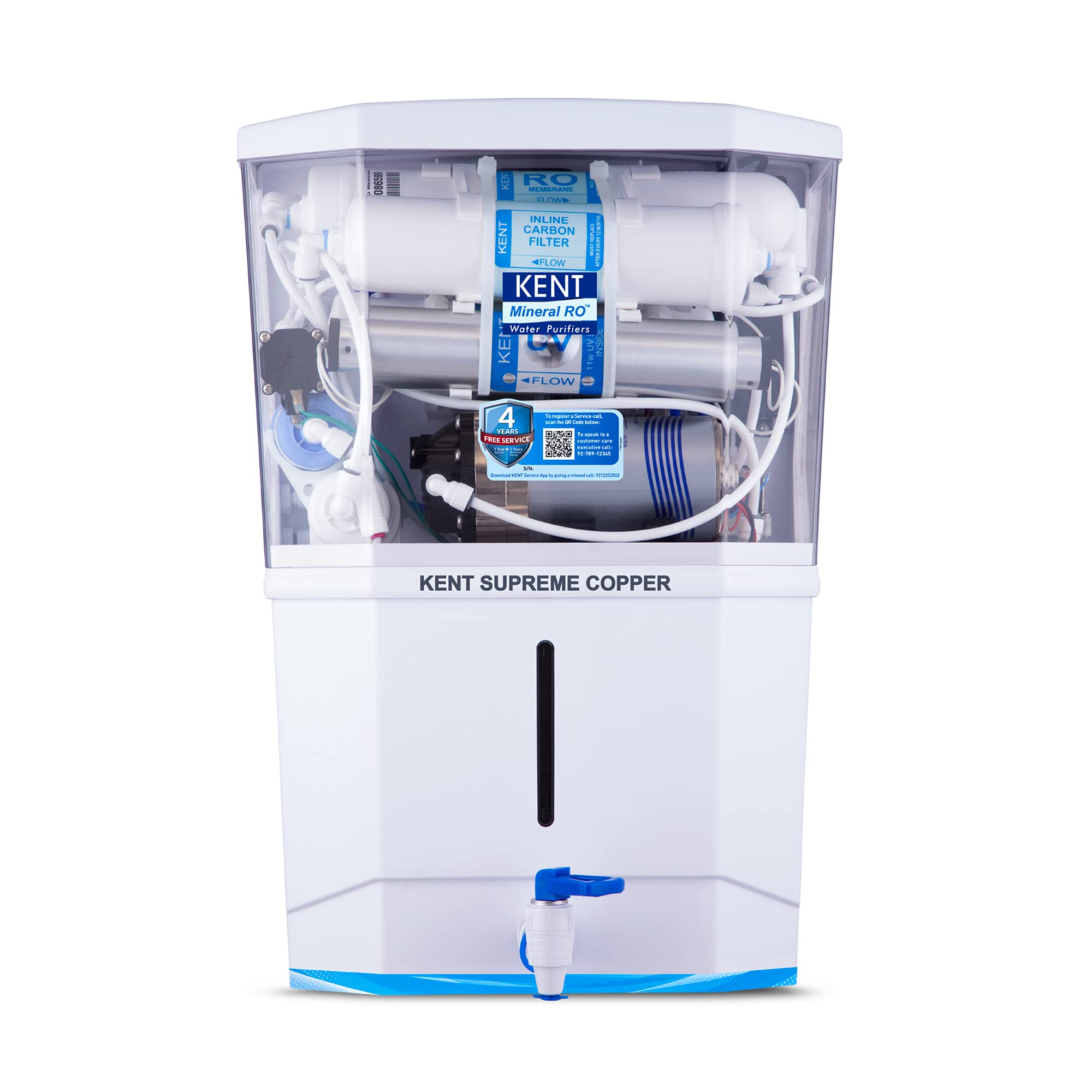 KENT 11133 Supreme Copper Next Gen RO Water Purifier Makes Water 100