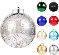Vista 33 de XmasExp - Juego de 24 adornos de Navidad inastillables, bolas de árbol de Navidad, decoraciones para bolas de árbol de Navidad, 40 mm/1.57