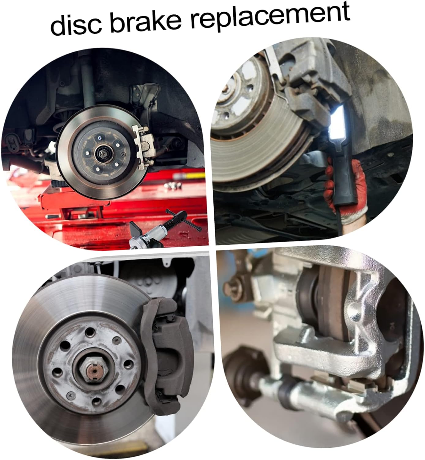 Brake Caliper Tool Kit for Disc Brake Replacement Use Piston Compressor for European and Japanese Cars Durable and Compact Design for Convenient Storage