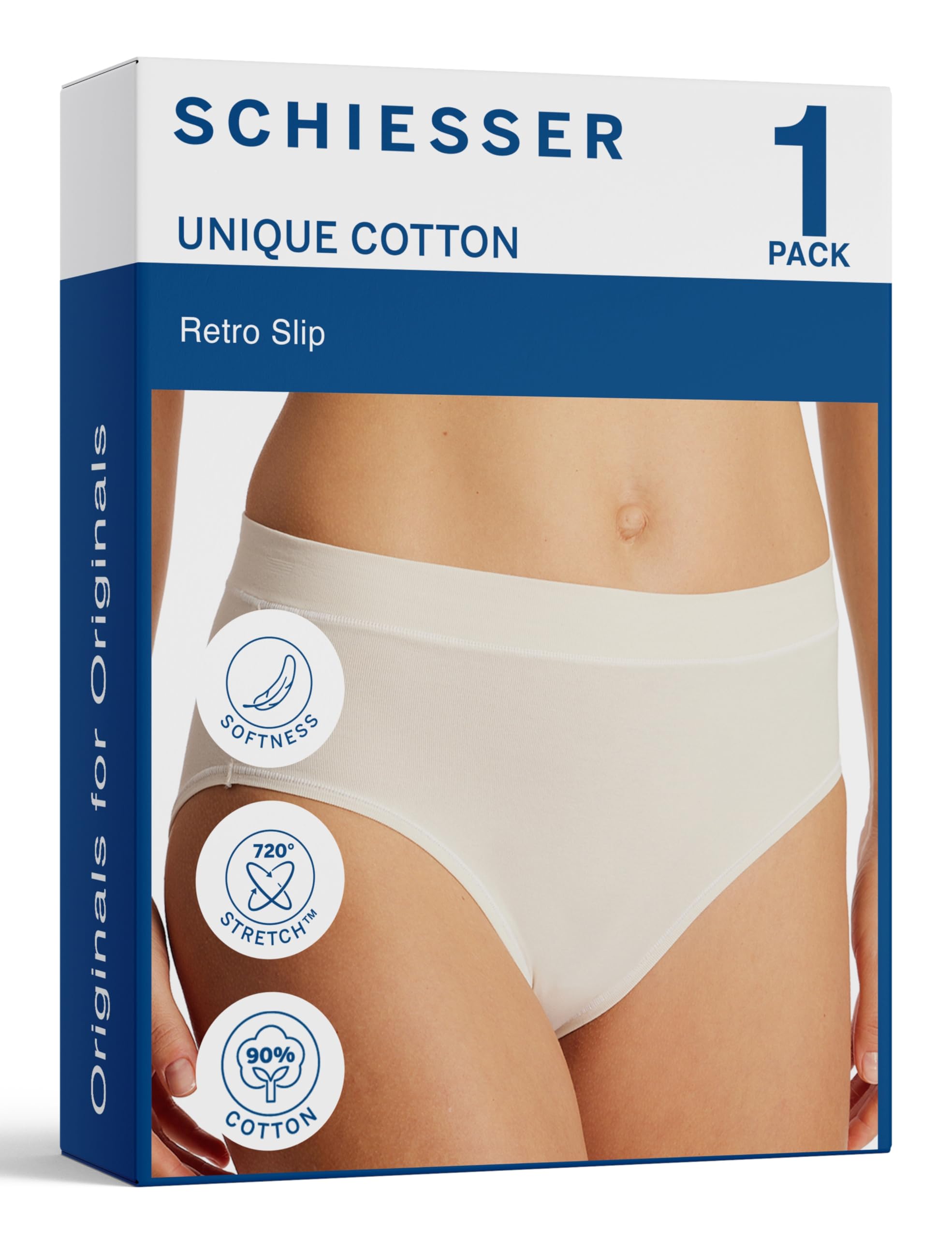 Schiesser Damen Retro Slip - Unique Cotton