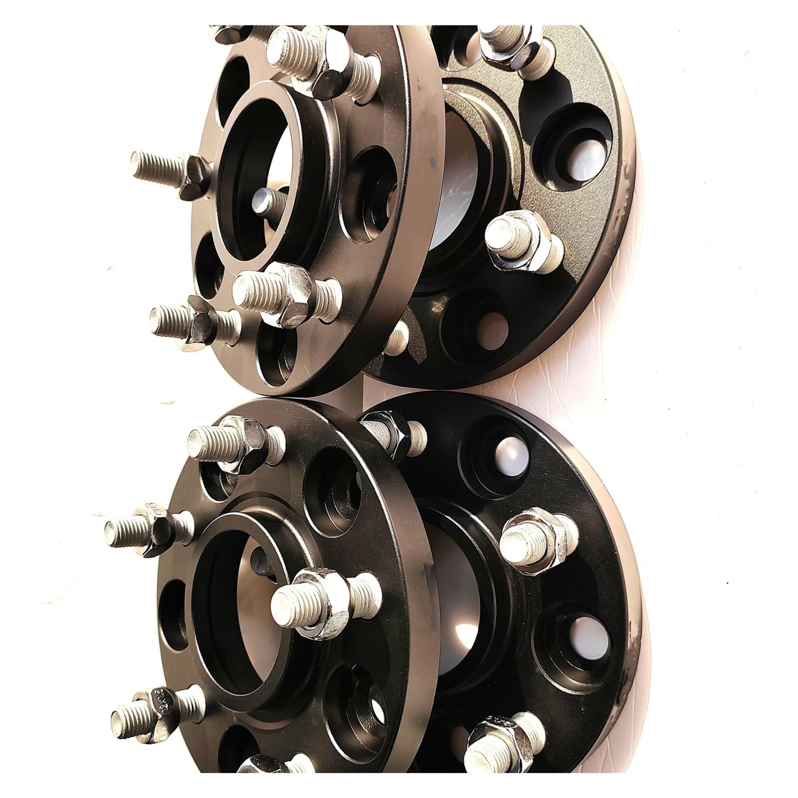 Distanziali Ruote Adattatore Accoppiamento Ruote Alluminio 5 * 120|72.6|Per Land Per Rover Per Discovery Per Range Per Rover Per Sport Per LR4 Per LR3(20mm Black)