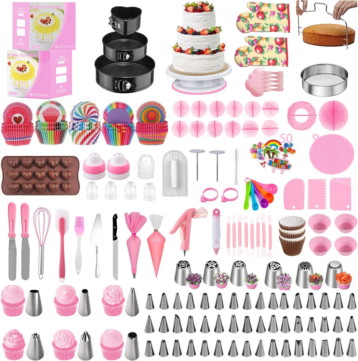 Cake Decorating Supplies 538pcs Cake Decorating Set with